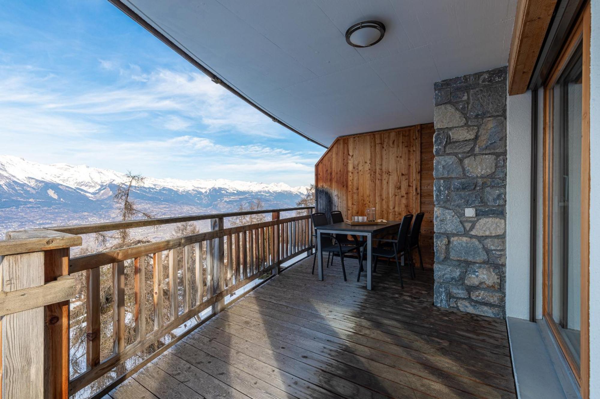 Ski Paradise Mountain & Luxe Apartments Veysonnaz Exterior foto